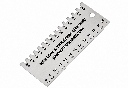 Измеритель радиуса лезвия Hollow and Blade Thickness Checker