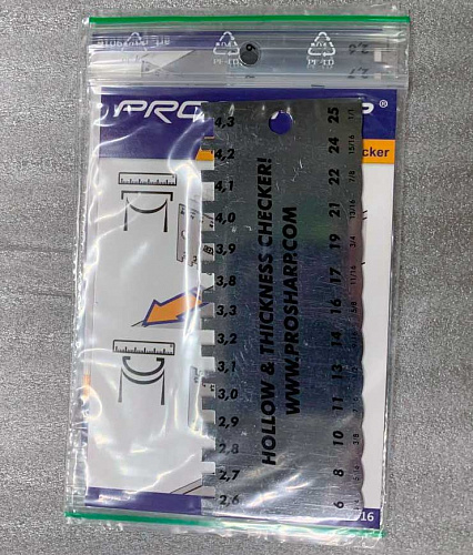 Измеритель радиуса лезвия Hollow and Blade Thickness Checker